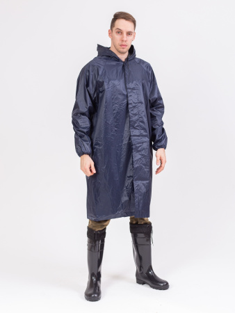 Плащ влагозащитный нейлон с ПВХ СОП (Синий)