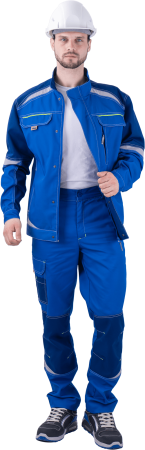 Куртка ТУРБО SAFETY летняя василек-синий, мужская
